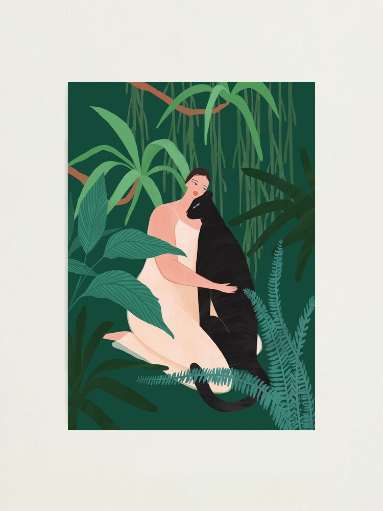Alternate view of Green Comforting Photographic Print