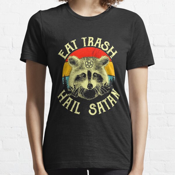 Morsure de personnes Hail Satan T-shirt unisexe-Rétro requin Morsure de personnes Hail Satan T-shirt unisexe-Rétro requin