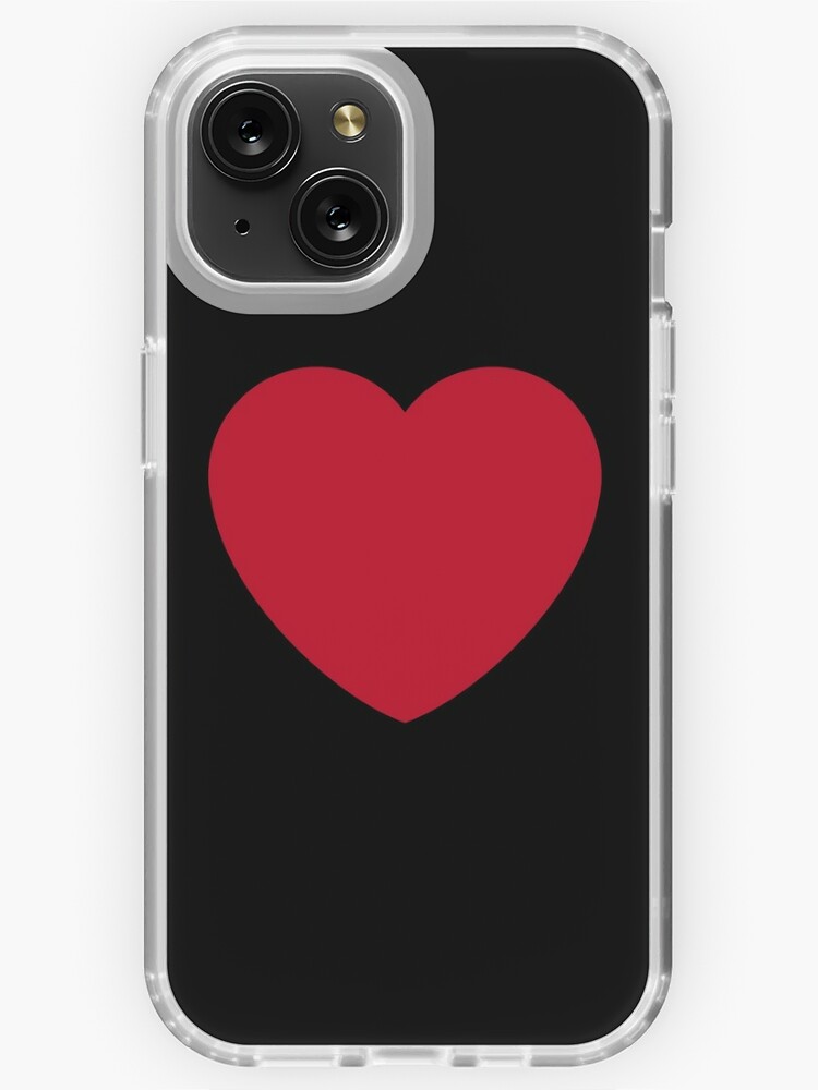 Red heart emoji Sticker for Sale by designsbyzw