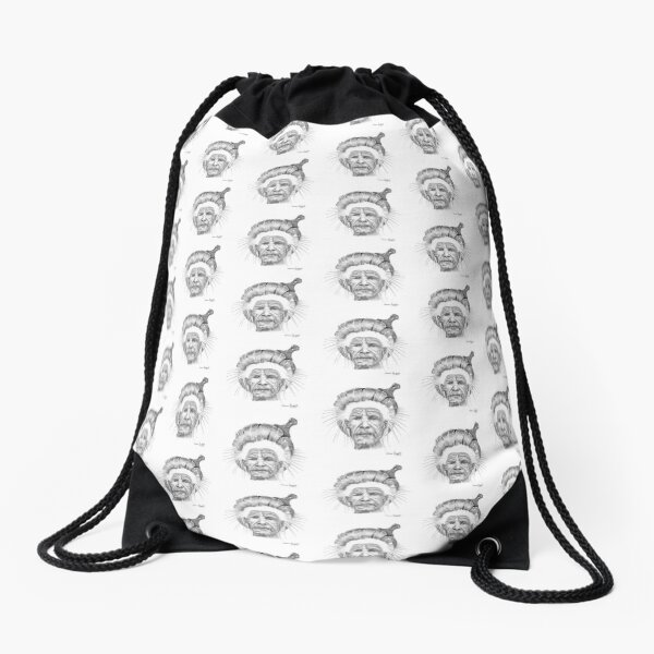 The Sun Queen Drawstring Bag