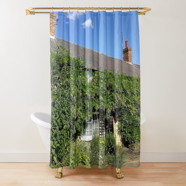 "An English country cottage" Shower Curtain for Sale by PPFImages Redbubble