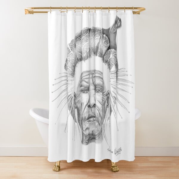 The Sun Queen Shower Curtain