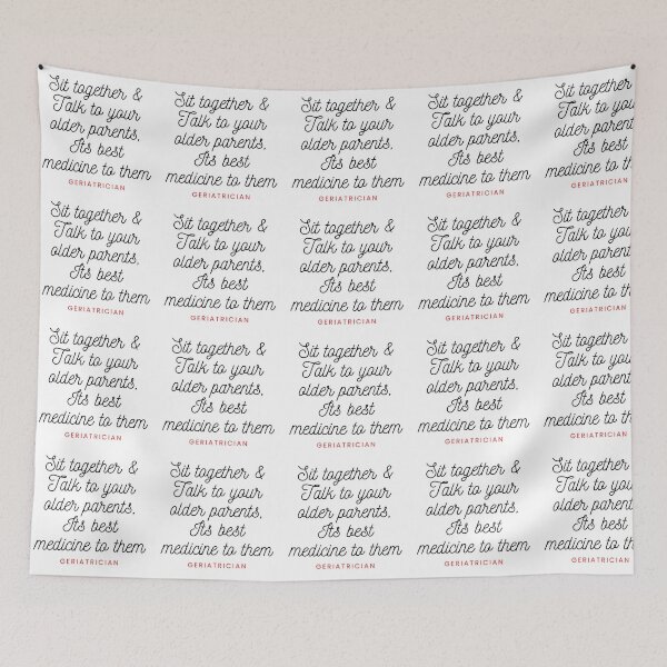 Item preview, Sit together and talk to your parents Geriatrician designed and sold by DukeDoctor.