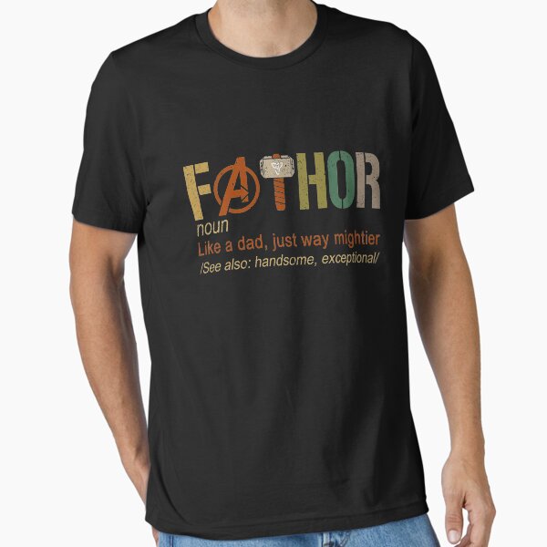 Item preview, Fa-Thor Like Dad Just Way Mightier Hero designed and sold by NoeWooden.