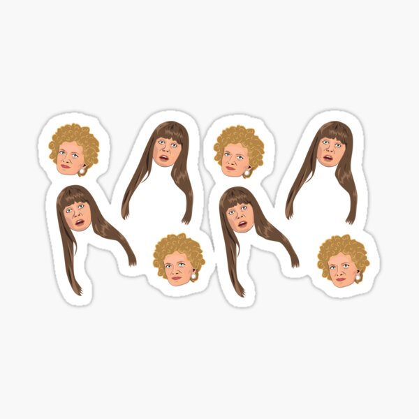 "Kath And Kim" Sticker For Sale By Aimlesscreative | Redbubble