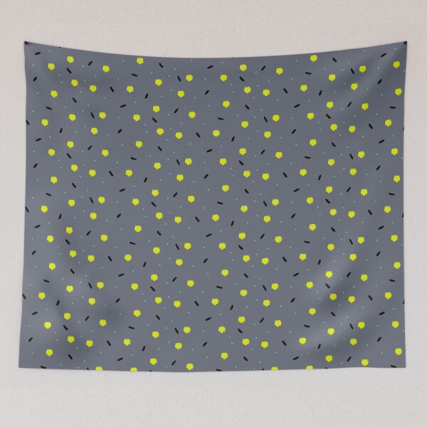 Item preview, Yellow brush dots designed and sold by whatafabday.