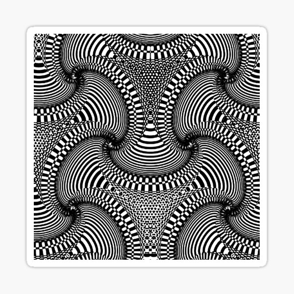 ZEBRADELIC Sticker