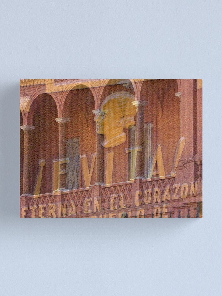 Alternate view of Evita at the Casa Rosata Canvas Print