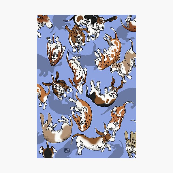 Item preview, Raining Basset Hounds designed and sold by matjackson.