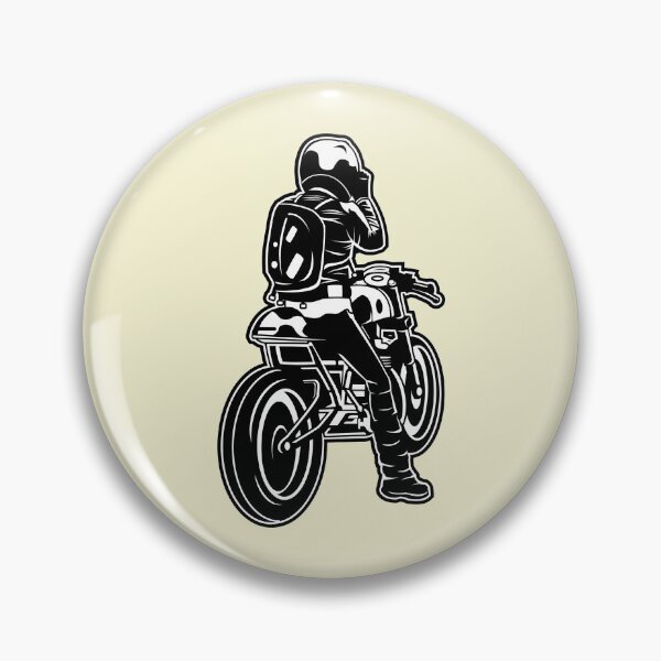 Item preview, Cafe Racer motorcycle 02_black white designed and sold by RollOn.