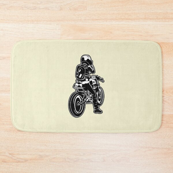 Item preview, Cafe Racer motorcycle 02_black white designed and sold by RollOn.