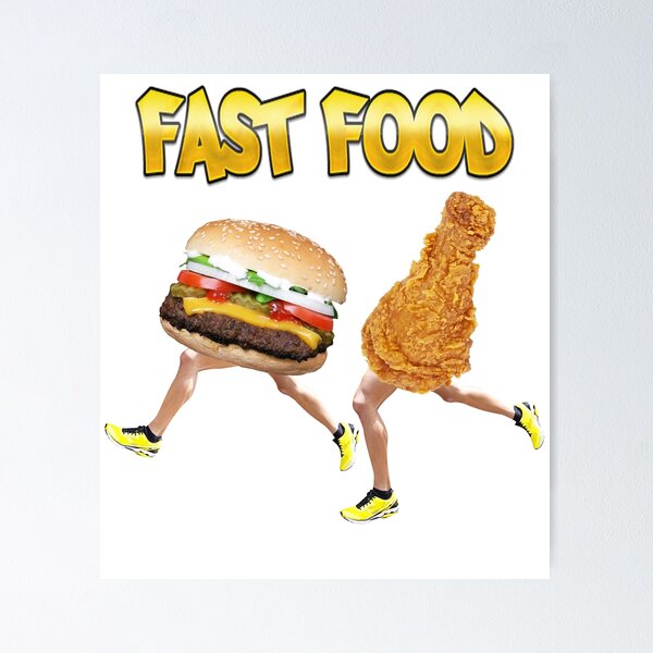 Item preview, Fast Food funny running food design designed and sold by luvvvvvit.