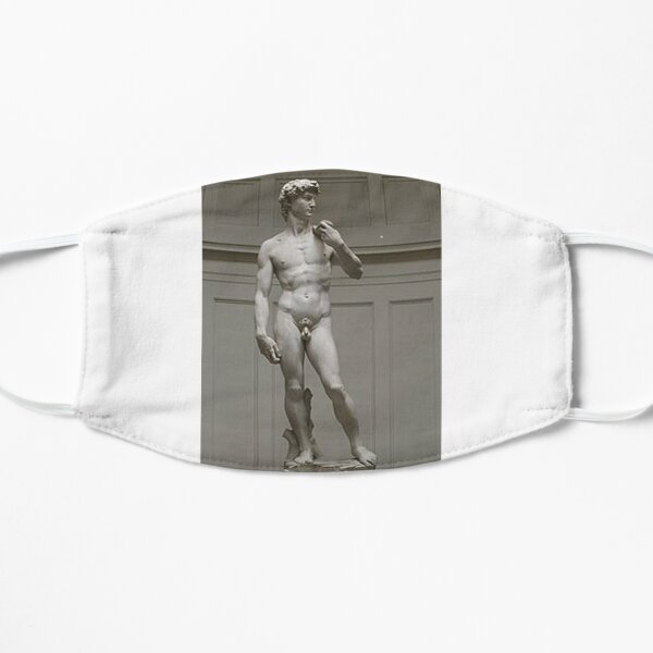 David by Michelangelo #David #Michelangelo #DavidbyMichelangelo #masterpiece Renaissance sculpture Flat Mask