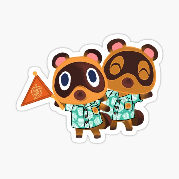 Animal Crossing Timmy /& Tommy Die Cut Sticker Set