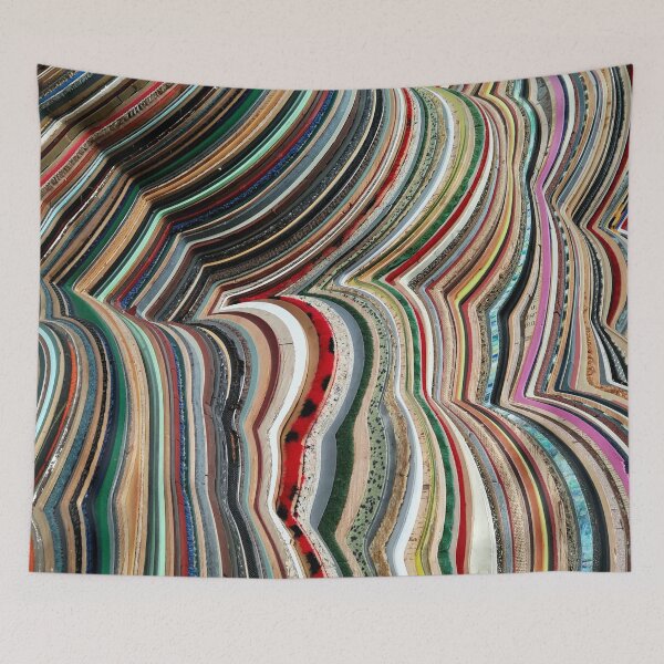 Item preview, Layered colourful materials in contoured shapes designed and sold by PPFImages.