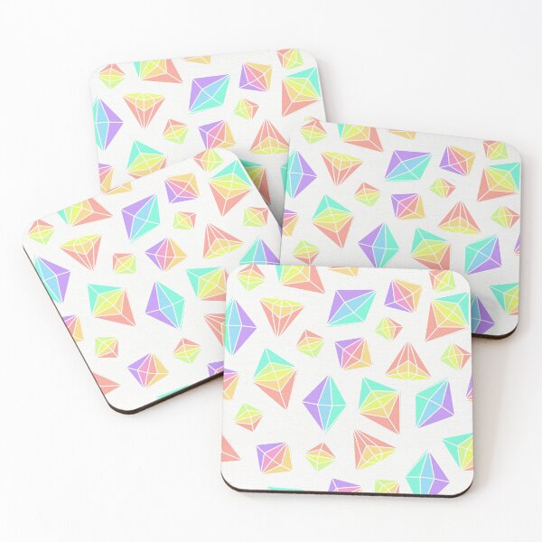 Item preview, Rainbow Crystals Pattern designed and sold by tanyadraws.
