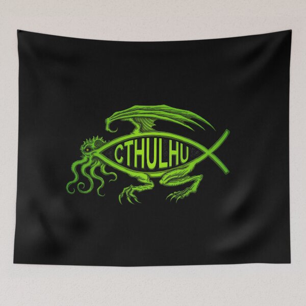Item preview, Cthulhu Fish - Azhmodai 2020 designed and sold by Azhmodai.