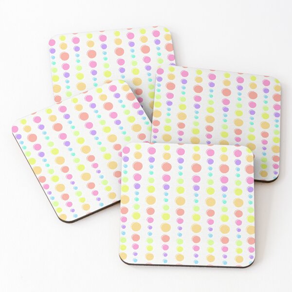 Item preview, Rainbow Dots Pattern designed and sold by tanyadraws.