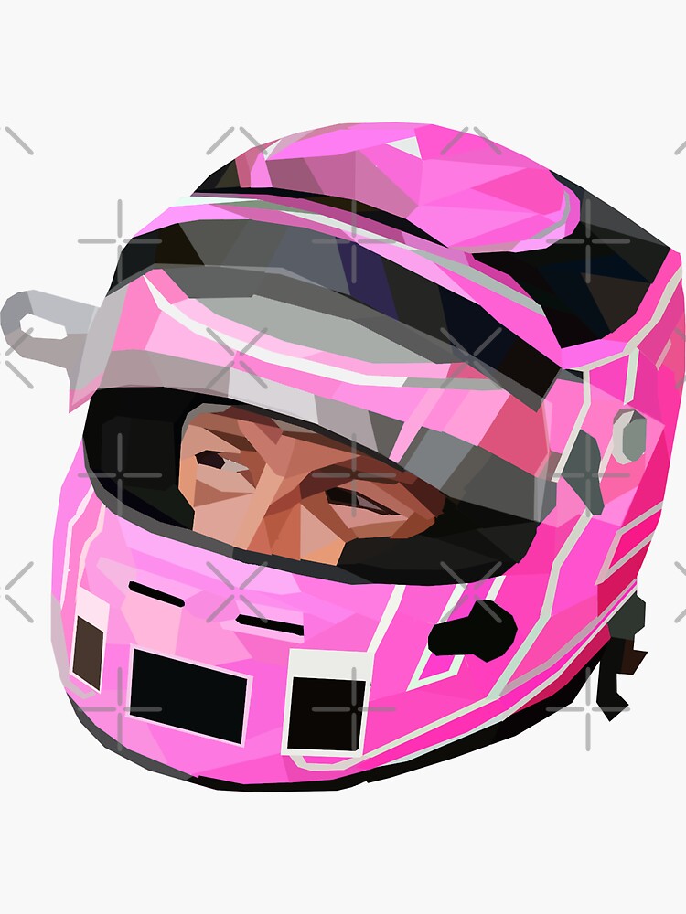 Jenson button best sale pink helmet