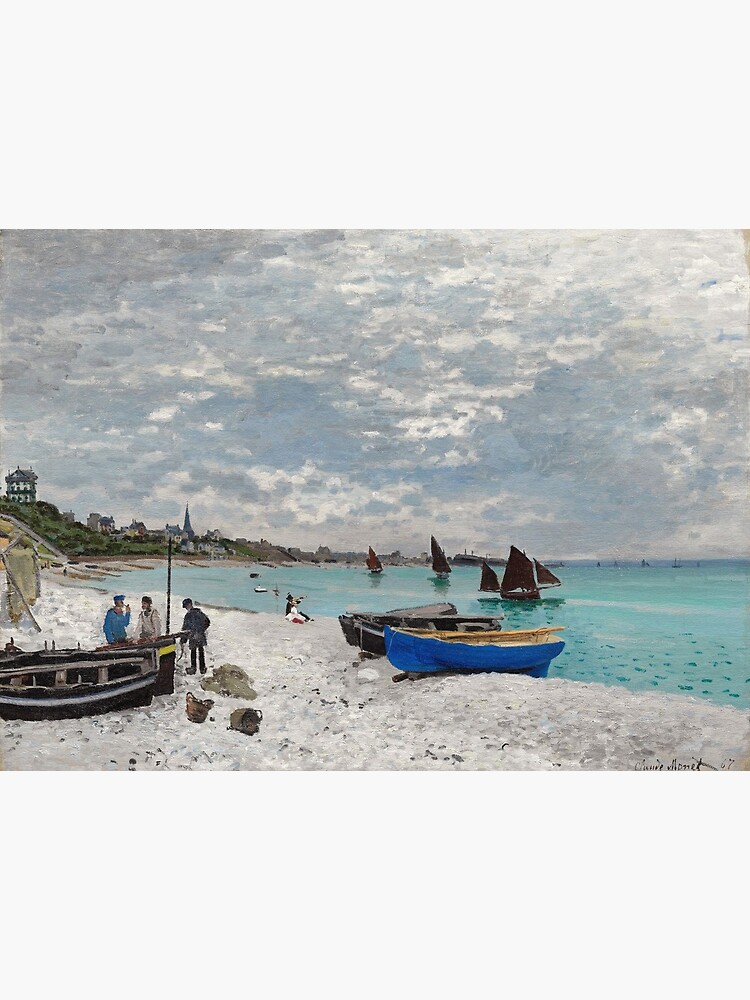 Claude Monet Boats Beach - Diamond Painting 