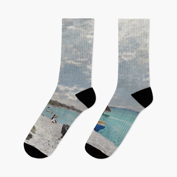 Item preview, Claude Monet - The Beach at Sainte-Adresse designed and sold by Impressionist Masters.