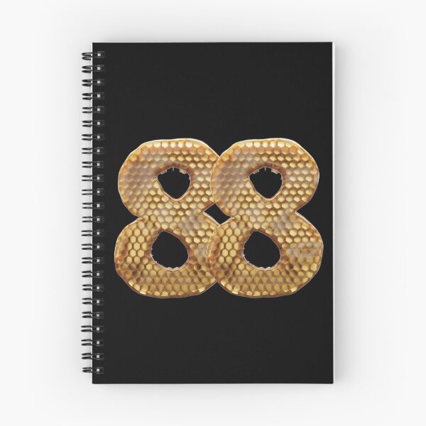 Item preview, 88 Number 3d Honey Numbers Font designed and sold by HelloFromAja.