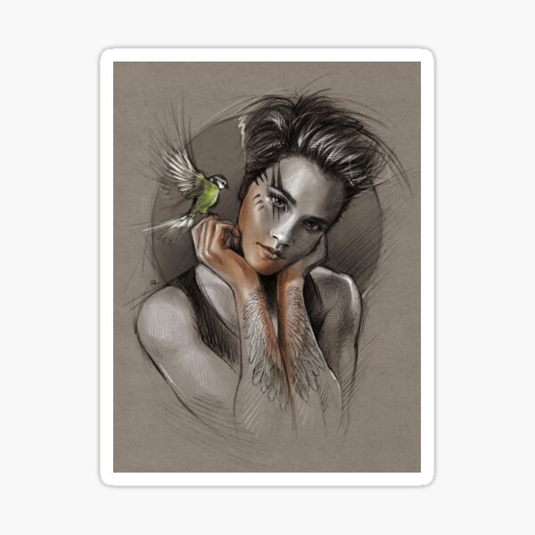 LET YOUR WINGS GROW 1 Sticker
