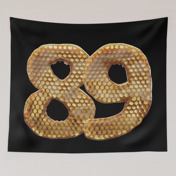 Item preview, 89 Number 3d Honey Numbers Font designed and sold by HelloFromAja.