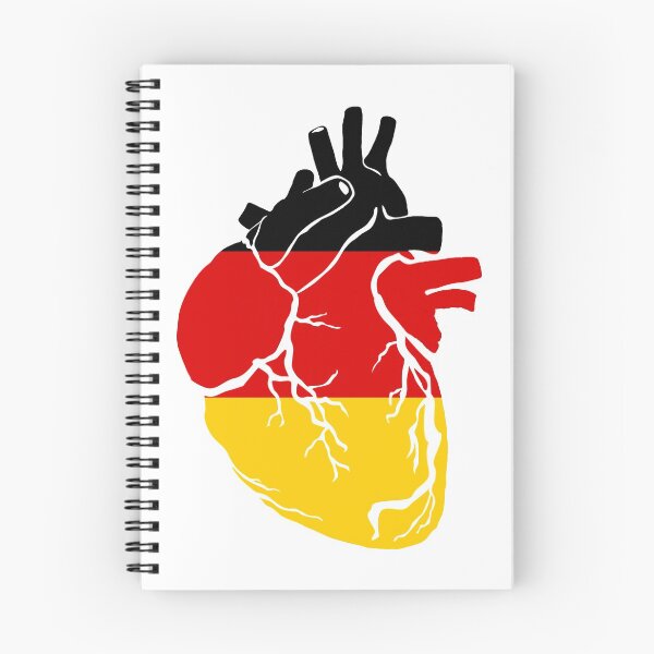 Item preview, Diseño anatómico del corazón, bandera de Alemania designed and sold by BunDesigns.