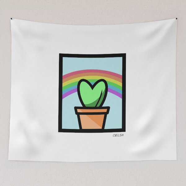 Item preview, Rainbow Hoya Kerii (Love heart plant) designed and sold by Celsii.