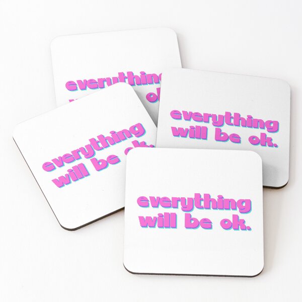 Item preview, everything will be ok positive quote designed and sold by dodidoodles.