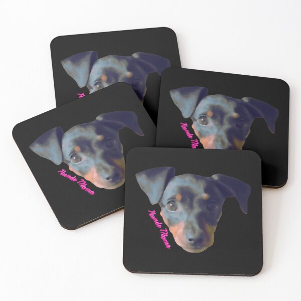 Item preview, Abstract Miniature Pinscher Hunde Mama Pink designed and sold by JWDesigns777.