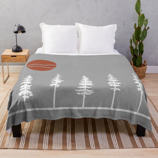 Item preview, White Pine Tree Retro Sunset designed and sold by GreatLakesLocal.