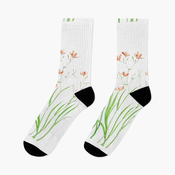 Item preview, hand painted orange blackberry lily watercolor  designed and sold by ColorandColor.