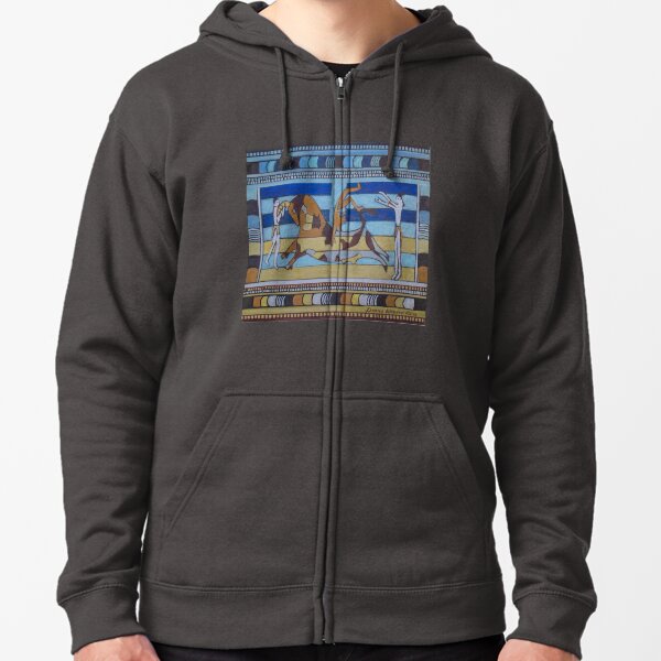 Hexagram 26: Ta Ch’u (Controlled Power) Zipped Hoodie