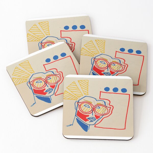 Item preview, Face in Primary Colors 2 designed and sold by Eleonor-art.