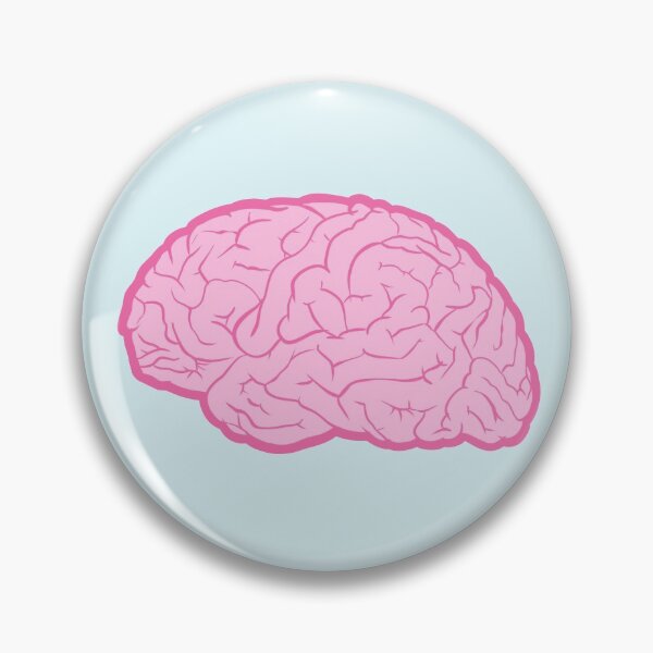 Item preview, pastel pink brain illustration | anatomy,  designed and sold by acatalepsys.