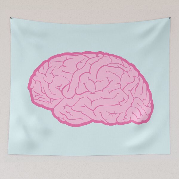 Item preview, pastel pink brain illustration | anatomy,  designed and sold by acatalepsys.