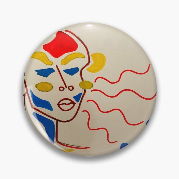 Item preview, Face in Primary Colors 3 designed and sold by Eleonor-art.