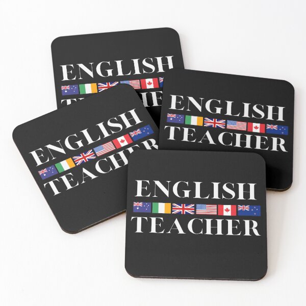 Item preview, English Teacher English Speaking Country Flags Light Writing designed and sold by Time4German.
