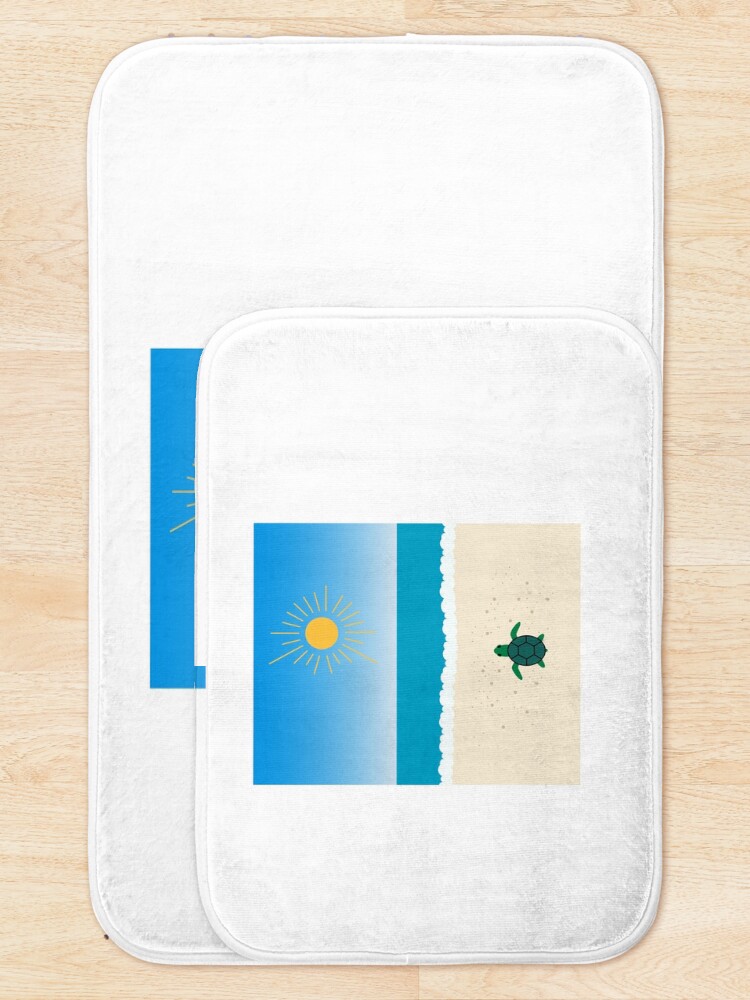 Thumbnail 5 of 6, Bath Mat, turtle designed and sold by Vectorqueen.