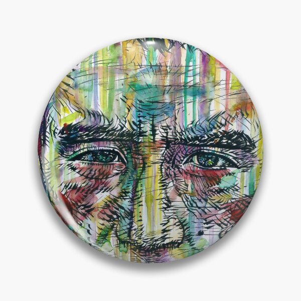 Item preview, YUKIO MISHIMA watercolor and ink portrait.2 designed and sold by lautir.