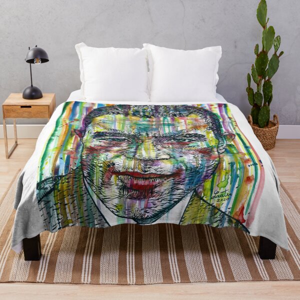 Item preview, YUKIO MISHIMA watercolor and ink portrait.2 designed and sold by lautir.