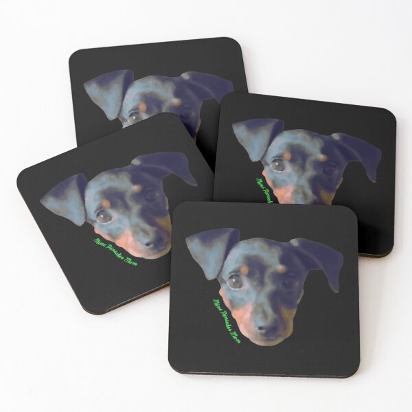 Item preview, Abstract Miniature Pinscher Mom Green designed and sold by JWDesigns777.