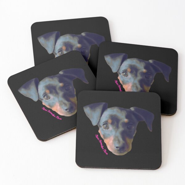 Item preview, Abstract Miniature Pinscher Mom pink designed and sold by JWDesigns777.