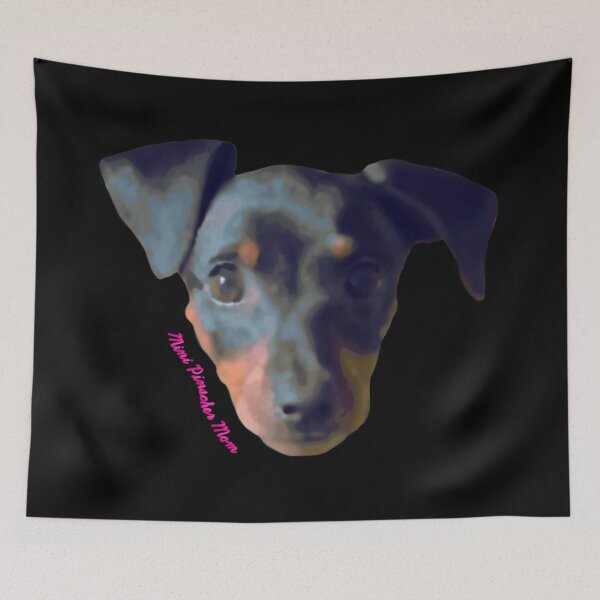 Item preview, Abstract Miniature Pinscher Mom pink designed and sold by JWDesigns777.
