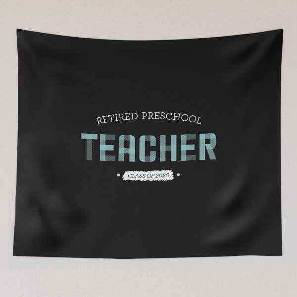Item preview, Retired preschool Teacher 2020 designed and sold by catiamoc-WTS.