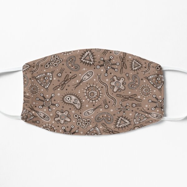 Cartoon Microbes - Sepia Mask