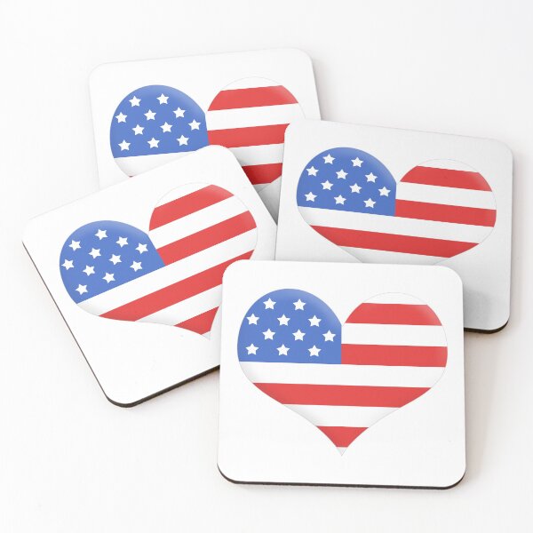 Item preview, American Flag Heart designed and sold by rianfee.
