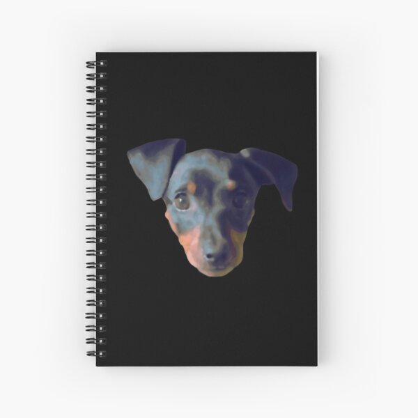 Abstract Miniature Pinscher Mom Spiral Notebook